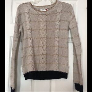 Cable knit sweater